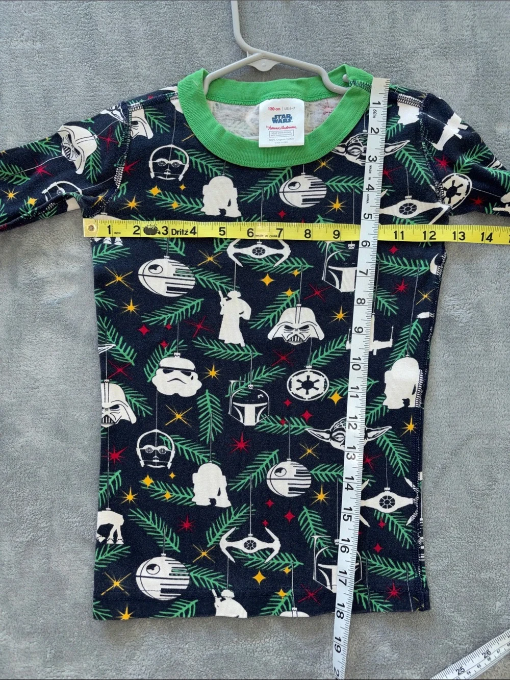 Star Wars Hanna Andersson organic cotton pajamas set 120 6-7